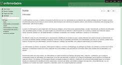 Desktop Screenshot of enfemedades.wikispaces.com