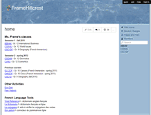 Tablet Screenshot of framehillcrest.wikispaces.com