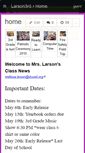 Mobile Screenshot of larson3rd.wikispaces.com