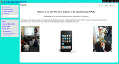 Desktop Screenshot of ipods4classrooms.wikispaces.com
