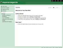 Tablet Screenshot of esperanzagarcia.wikispaces.com