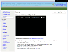 Tablet Screenshot of ligeiabypoe.wikispaces.com
