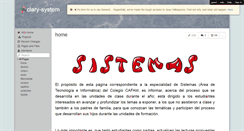 Desktop Screenshot of clary-system.wikispaces.com