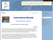 Tablet Screenshot of instructional-rounds.wikispaces.com