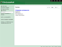 Tablet Screenshot of edutyopaikat.wikispaces.com