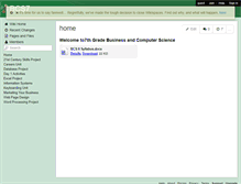 Tablet Screenshot of bcs7.wikispaces.com
