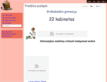 Tablet Screenshot of giskabudisbiologija.wikispaces.com