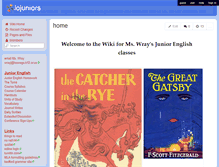 Tablet Screenshot of lojuniors.wikispaces.com