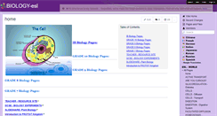 Desktop Screenshot of biology-esl.wikispaces.com