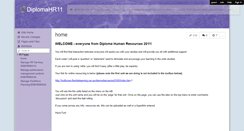 Desktop Screenshot of diplomahr10.wikispaces.com