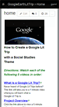 Mobile Screenshot of googleearthlittrip.wikispaces.com