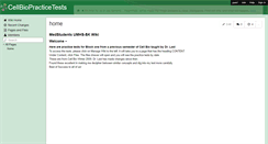 Desktop Screenshot of cellbiopracticetests.wikispaces.com