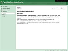 Tablet Screenshot of cellbiopracticetests.wikispaces.com
