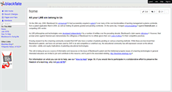 Desktop Screenshot of blackfate.wikispaces.com