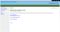 Desktop Screenshot of digitalportfolio.wikispaces.com
