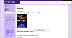 Desktop Screenshot of claireinglis.wikispaces.com