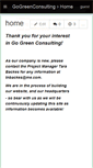 Mobile Screenshot of gogreenconsulting.wikispaces.com