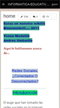 Mobile Screenshot of informatica-educativa-siglo21.wikispaces.com