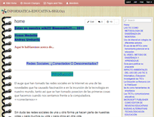 Tablet Screenshot of informatica-educativa-siglo21.wikispaces.com