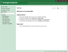 Tablet Screenshot of erasgeologicas.wikispaces.com