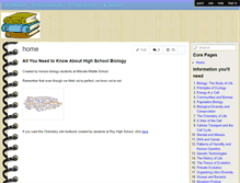 Tablet Screenshot of biologytextbook.wikispaces.com