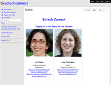 Tablet Screenshot of edtechconnect.wikispaces.com