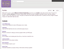 Tablet Screenshot of canadianwise.wikispaces.com