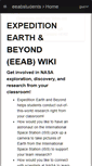 Mobile Screenshot of eeabstudents.wikispaces.com