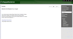 Desktop Screenshot of chappellscience.wikispaces.com