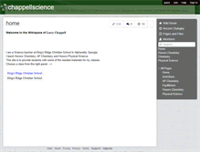 Tablet Screenshot of chappellscience.wikispaces.com