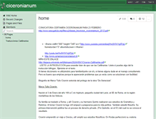 Tablet Screenshot of ciceronianum.wikispaces.com