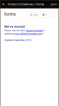 Mobile Screenshot of kinardorchestras.wikispaces.com