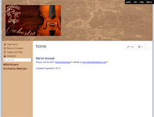 Tablet Screenshot of kinardorchestras.wikispaces.com