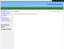 Tablet Screenshot of enrla7bookreviews.wikispaces.com