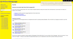 Desktop Screenshot of hhsworldlanguage.wikispaces.com