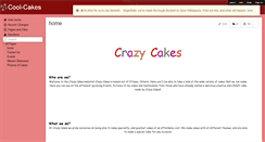 Desktop Screenshot of cool-cakes.wikispaces.com