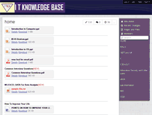 Tablet Screenshot of itknowledgebase.wikispaces.com
