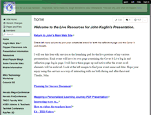 Tablet Screenshot of kuglinlive.wikispaces.com