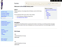 Tablet Screenshot of gcsehistory.wikispaces.com