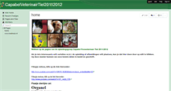 Desktop Screenshot of capabelveterinairtiel20112012.wikispaces.com
