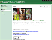 Tablet Screenshot of capabelveterinairtiel20112012.wikispaces.com