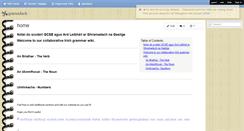 Desktop Screenshot of gramadach.wikispaces.com