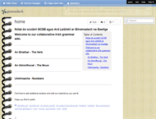 Tablet Screenshot of gramadach.wikispaces.com
