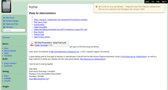 Desktop Screenshot of ipadsforadministrators.wikispaces.com