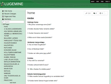 Tablet Screenshot of lugemine.wikispaces.com