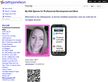 Tablet Screenshot of cathyjonelson.wikispaces.com