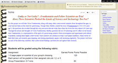 Desktop Screenshot of frankenstein-english12pd6.wikispaces.com