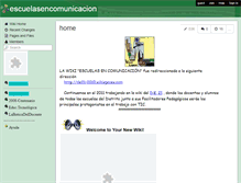 Tablet Screenshot of escuelasencomunicacion.wikispaces.com