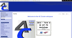 Desktop Screenshot of 4ccluster.wikispaces.com