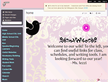 Tablet Screenshot of iezzi.wikispaces.com